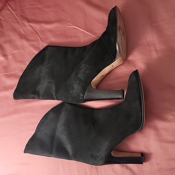 Michael Kors Black Suede Ankle Boots - Picture 2 of 9